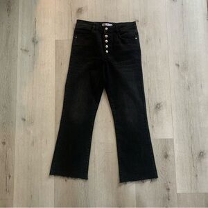 Zara Black Jeans with 5 Buttons‎